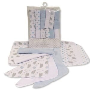 Buy Baby 12 Pieces Wash Cloth Sky Colour In Uk