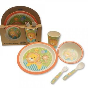 Buy Baby 5 Pcs Bamboo Fibre Meal Set Lion Online In Uk
