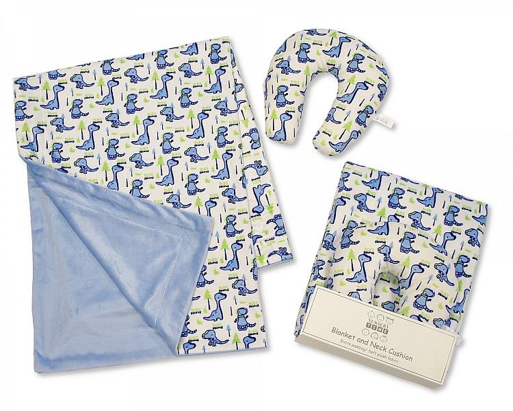 Buy Baby Blanket And Neck Cushion Set Boys Online In Uk