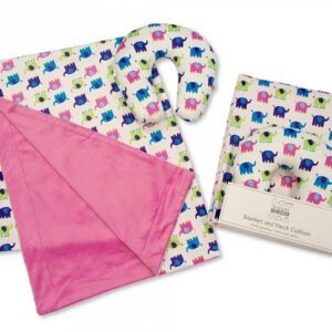 Buy Baby Blanket And Neck Cushion Set Girls Online In Uk