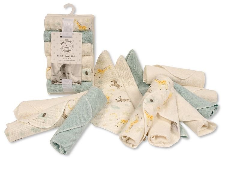 Buy Baby Boy Wash Cloths 12 Pack Online