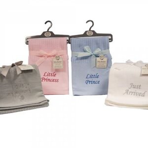 Buy Baby Cellular Blanket With Embroidery Online In Uk