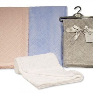 Buy Baby Embossed Jacquard Flannel Wrap Online Uk