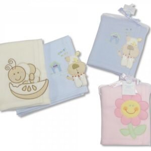 Buy Baby Fleece Embroidered Blanket Online