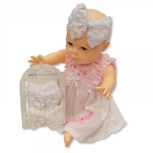 Buy Baby Girls Headband 2 Pack Cream White Colour