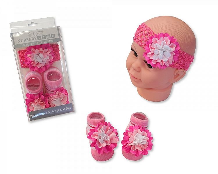 Buy Baby Girls Socks And Headband Set Online