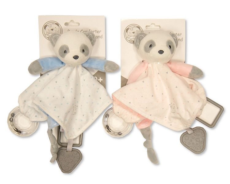 Buy Baby Panda Comforter With Teethers And Rattle Online In Uk