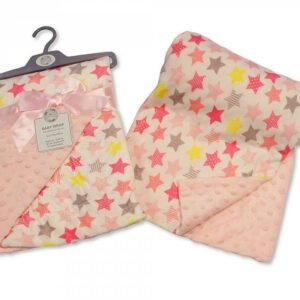 Buy Baby Reversible Wrap Stars Online In Pink