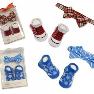 Buy Baby Socks And Bow Tie Set Box Online Uk