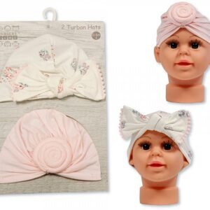 Baby Turban Hats - Pack of 2