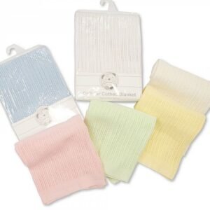 Buy Cotton Cellular Cot Bed Blanket Online In Uk