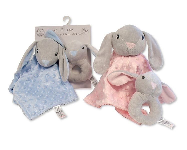 Baby Comforter with Rattle Set - Image 2