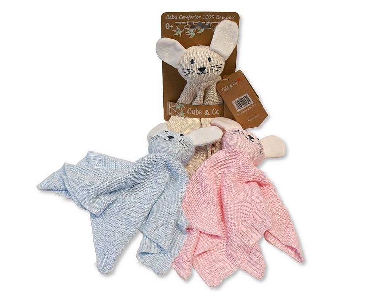 Baby Knitted Bamboo Comforter - Teddy - Image 2