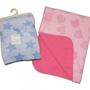 Shop Baby Pram Blanket Heart And Star Online In Uk