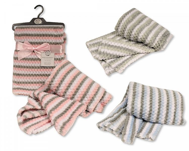 Shop Baby Waffle Wrap With Stripe Print Online In Uk