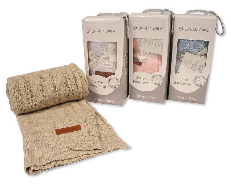 Shop Knitted Baby Cotton Wrap In Box Online