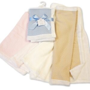 Buy Baby Cable Knit Wrap With Fur Edge Online