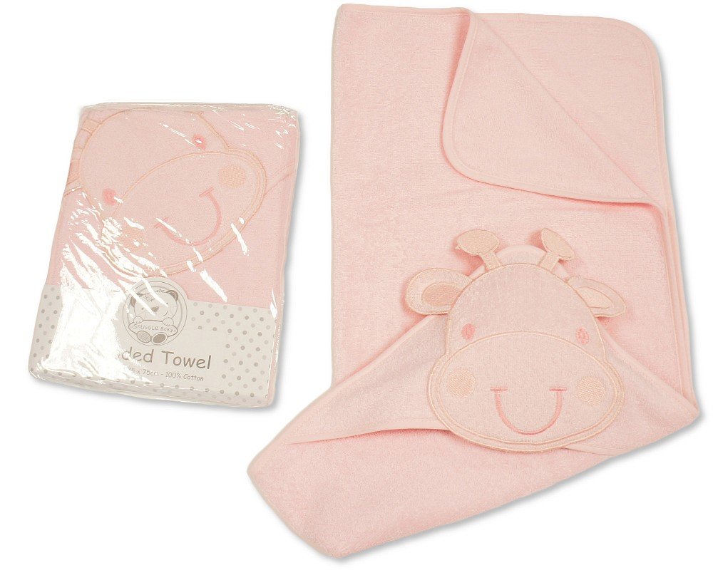 Baby 3D Hooded Towel – Giraffe-Full color - Image 2
